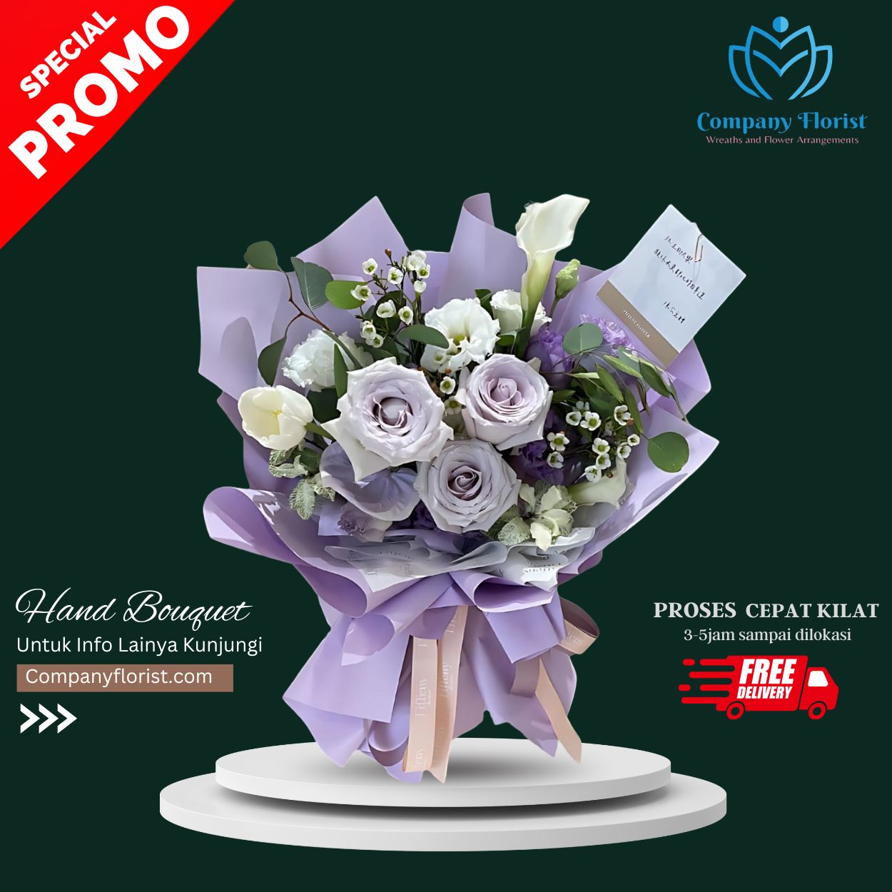 Buket Bunga Romantic Surprise – Company Florist